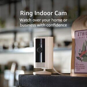 Ring Indoor Cam - White, 1080p HD Video (NEW. Never opened)